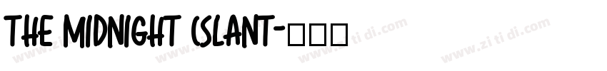 The Midnight (Slant字体转换
